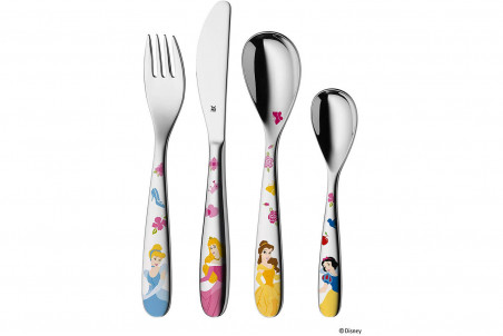 Couverts pour enfants WMF Disney Princesses inox 18/10 - bol et assiette en porcelaine