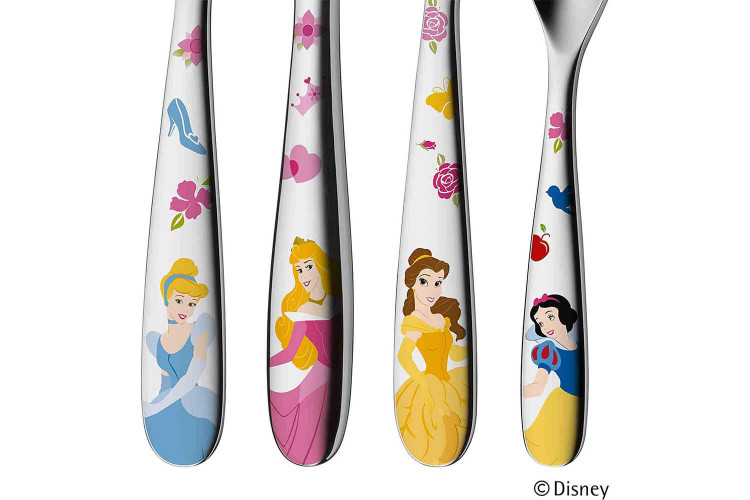 Couverts pour enfants WMF Disney Princesses inox 18/10 - bol et assiette en porcelaine