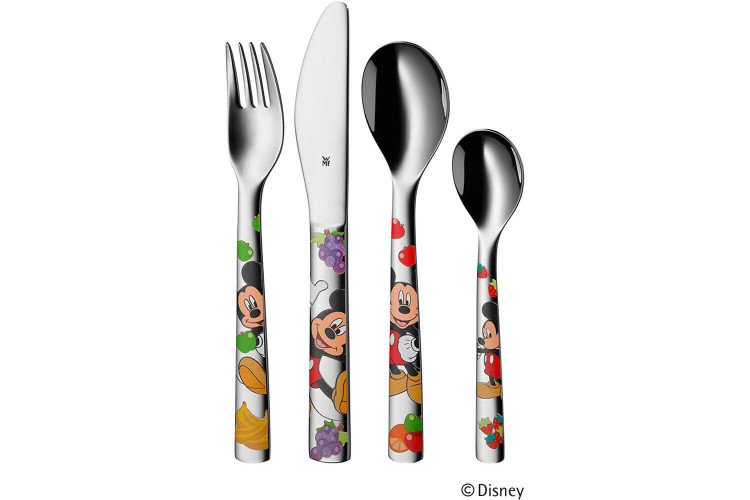 Couverts pour enfants WMF Mickey Mouse inox 18/10 - 6 pièces