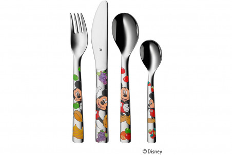 Couverts pour enfants WMF Mickey Mouse inox 18/10 - 6 pièces