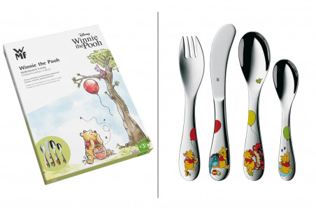 Couverts pour enfants WMF Winnie l'Ourson inox 18/10 - 4 pièces