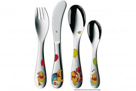 Couverts pour enfants WMF Winnie l'Ourson inox 18/10 - 4 pièces