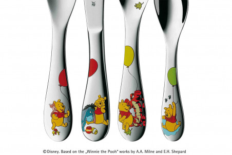 Couverts pour enfants WMF Winnie l'Ourson inox 18/10 - 4 pièces