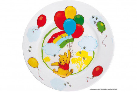 Coffret repas enfant 6 pièces WMF Winnie l'Ourson inox 18/10 et porcelaine