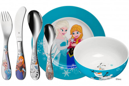 Couverts pour enfants WMF La Reine des Neiges inox 18/10 - 6 pièces