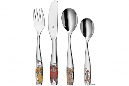 Couverts pour enfants WMF Le Roi Lion inox 18/10 - 4 pièces