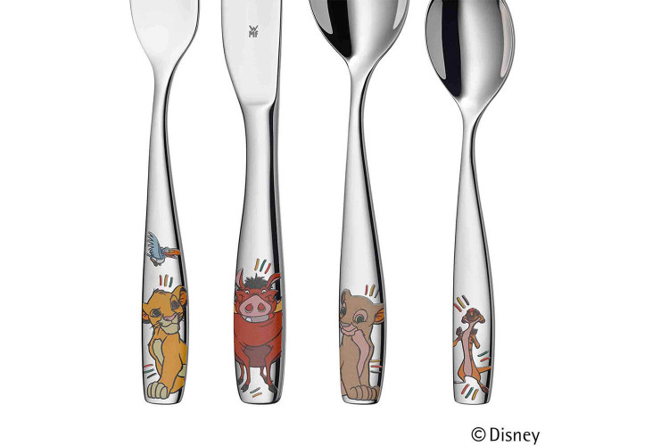 Couverts pour enfants WMF Le Roi Lion inox 18/10 - 4 pièces