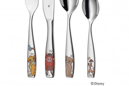 Couverts pour enfants WMF Le Roi Lion inox 18/10 - 4 pièces