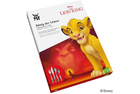 Couverts pour enfants WMF Le Roi Lion inox 18/10 - 4 pièces