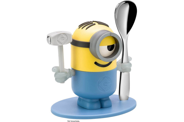 Coquetier enfant WMF Mc Egg Les Minions avec cuillère et marteau