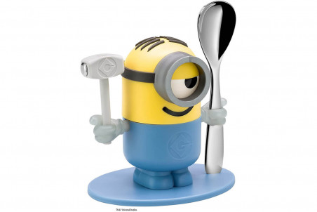 Coquetier enfant WMF Mc Egg Les Minions avec cuillère et marteau