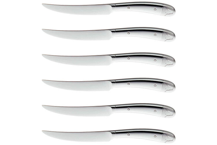 Lot De 6 Couteaux à Steak Primo Inox 21 Cm - Jean Dubost Neuf