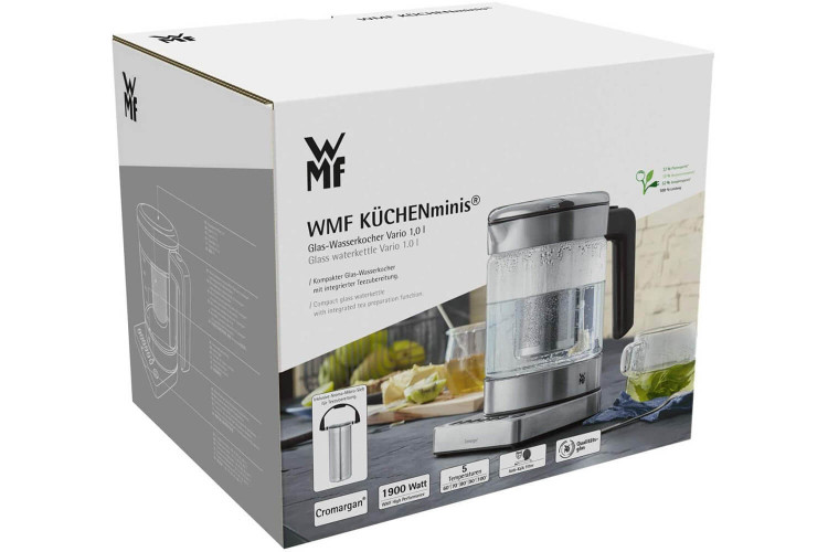 Théière bouilloire WMF Kitchenminis Vario en verre - 1L