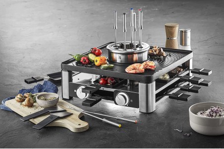 Appareil raclette et fondue WMF Gourmet Lumero - fonction grill