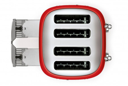 Toaster Smeg 4 tranches multifonctions - Style années 50
