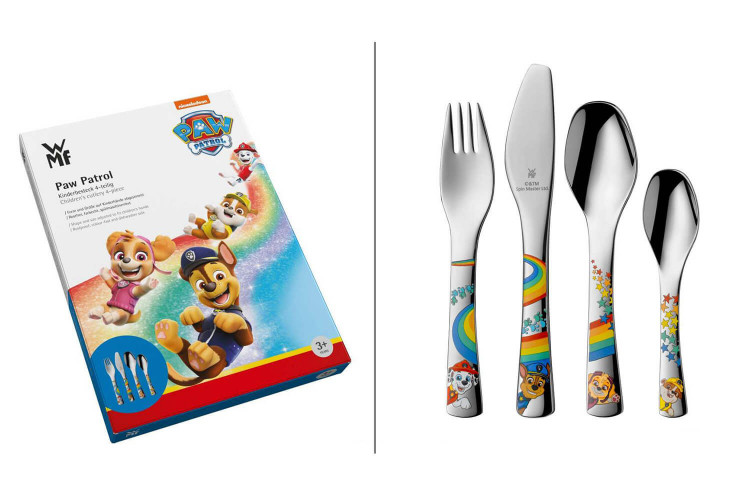 Couverts pour enfants WMF Pat'Patrouille inox 18/10 - 4 pièces