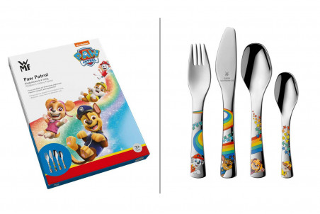 Couverts pour enfants WMF Pat'Patrouille inox 18/10 - 4 pièces