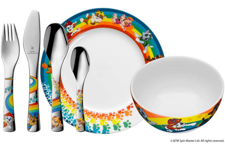 Couverts pour enfants WMF Pat'Patrouille inox 18/10 - 6 pièces