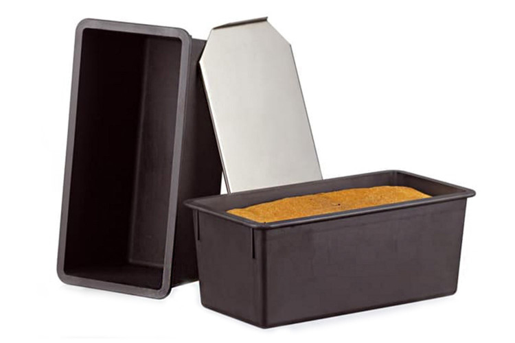 Moule à pain de mie Matfer Exoglass® Lunch avec couvercle 400 x 120 x 120 mm
