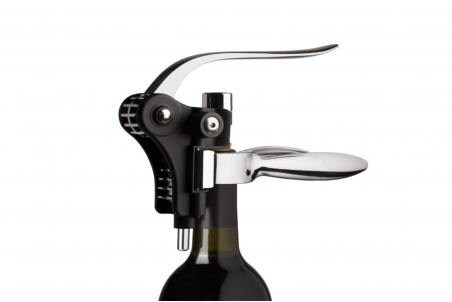 Tire-bouchon à levier Vacu Vin horizontal noir 14,5cm