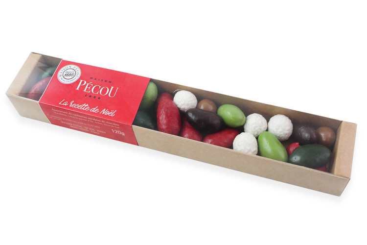 Chocolats Pécou La Recette de Noël - assortiment de confiseries