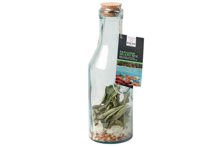 Mélange pour rhum arrangé Quai Sud Paradise Island mix en carafe framboise coco - 1l