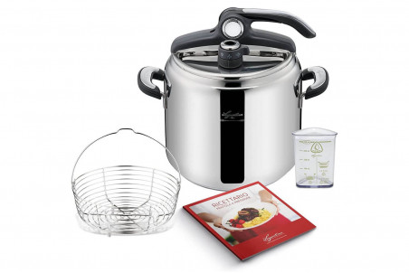 Autocuiseur Lagostina Novia Lagoeasy'up en acier inox 18/10 - 7L