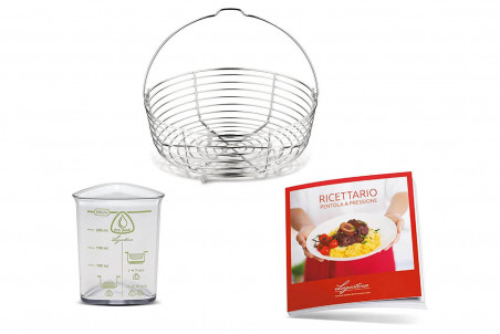 Autocuiseur Lagostina Novia Lagoeasy'up en acier inox 18/10 - 7L