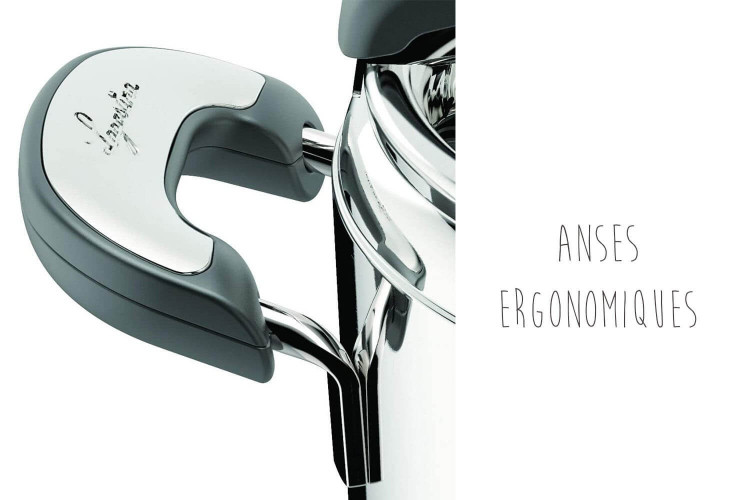Autocuiseur Lagostina Novia Lagoeasy'up en acier inox 18/10 - 7L