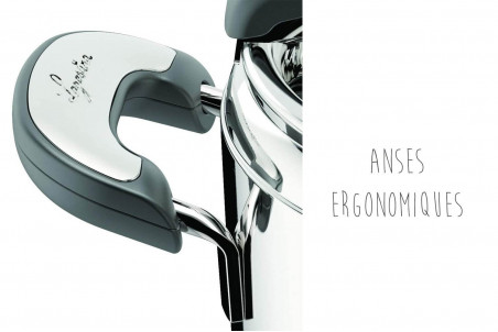 Autocuiseur Lagostina Novia Lagoeasy'up en acier inox 18/10 - 7L