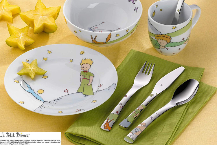 Couverts pour enfants WMF Le Petit Prince inox 18/10 - 4 pièces