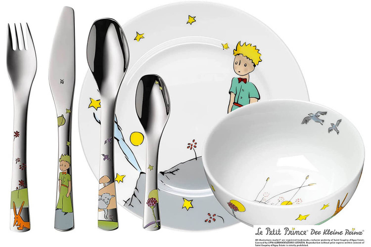 Couverts pour enfants WMF Le Petit Prince inox 18/10 - 6 pièces