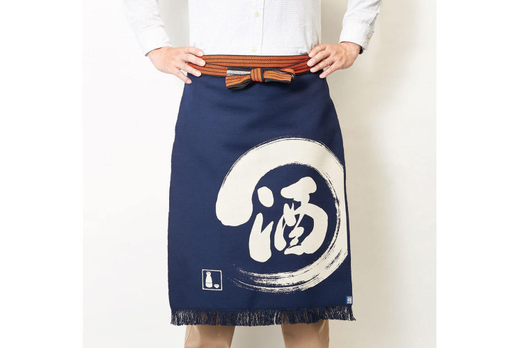 Tablier japonais Anything Maekake Sake - 67x47cm