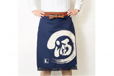 Tablier japonais Anything Maekake Sake - 67x47cm