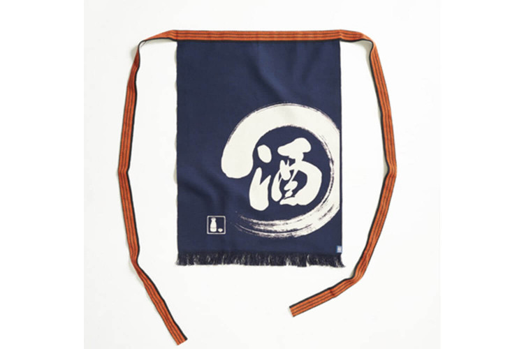 Tablier japonais Anything Maekake Sake - 67x47cm