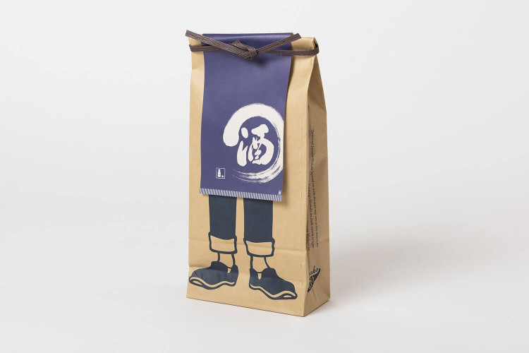 Tablier japonais Anything Maekake Sake - 67x47cm