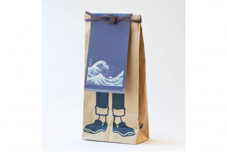 Tablier japonais Anything Maekake Hokusai Vague - 67x47cm