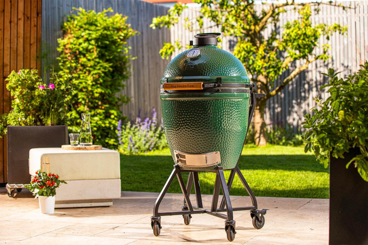 Barbecue charbon de bois Big Green Egg Large polyvalent en céramique - Haut de gamme