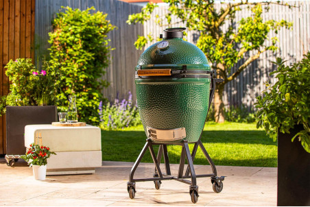Barbecue charbon de bois Big Green Egg Large polyvalent en céramique - Haut de gamme