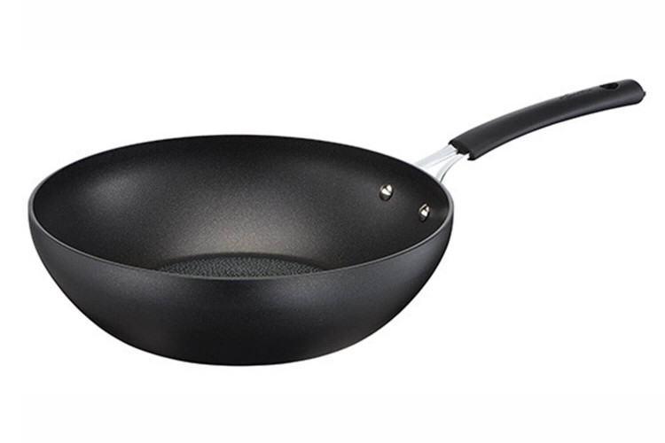 Wok Lagostina Tempra antiadhérent en titanium - 28cm
