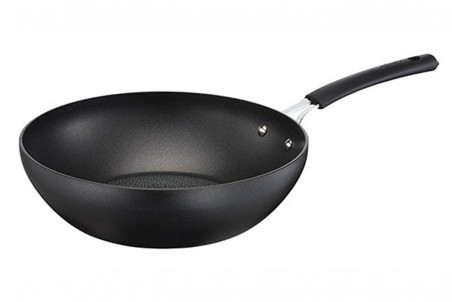 Wok Lagostina Tempra antiadhérent en titanium - 28cm