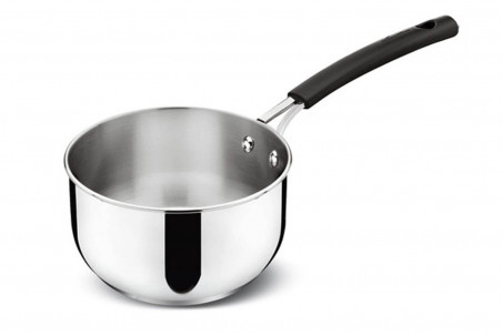 Casserole Lagostina Tempra en inox + poignée silicone - 18cm