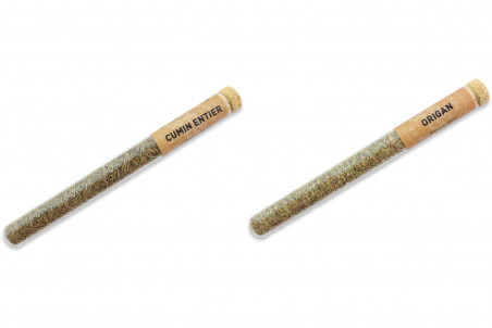 Coffret 6 tubes d'épices Le Monde en Tube Recevoir au jardin + livre de recettes