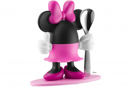 Coquetier original WMF Minnie Mouse et cuillère en inox 18/10