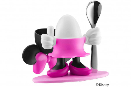 Coquetier original WMF Minnie Mouse et cuillère en inox 18/10