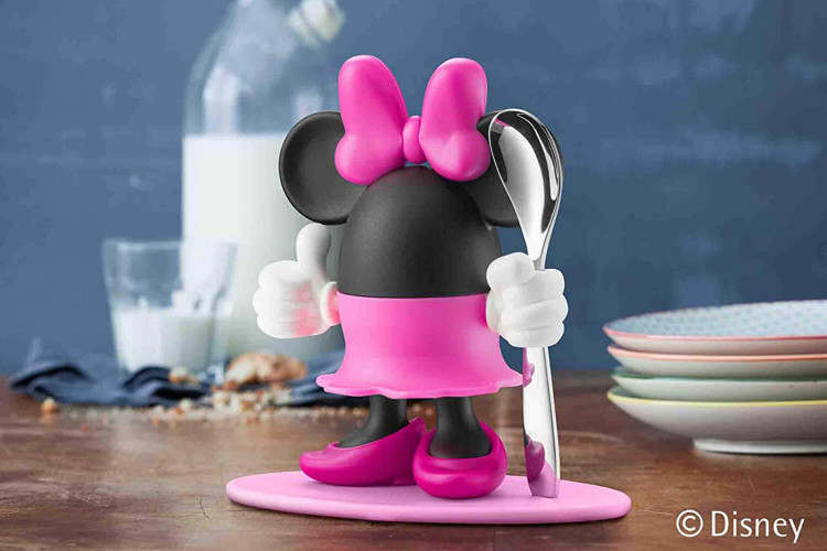 Coquetier original WMF Minnie Mouse et cuillère en inox 18/10