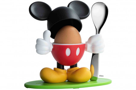 Coquetier original WMF Mickey Mouse et cuillère en inox 18/10