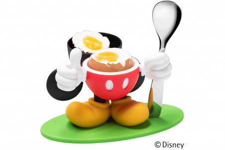 Coquetier original WMF Mickey Mouse et cuillère en inox 18/10