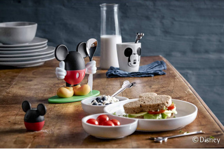 Coquetier original WMF Mickey Mouse et cuillère en inox 18/10