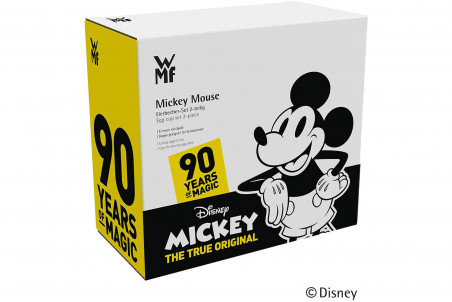 Coquetier original WMF Mickey Mouse et cuillère en inox 18/10